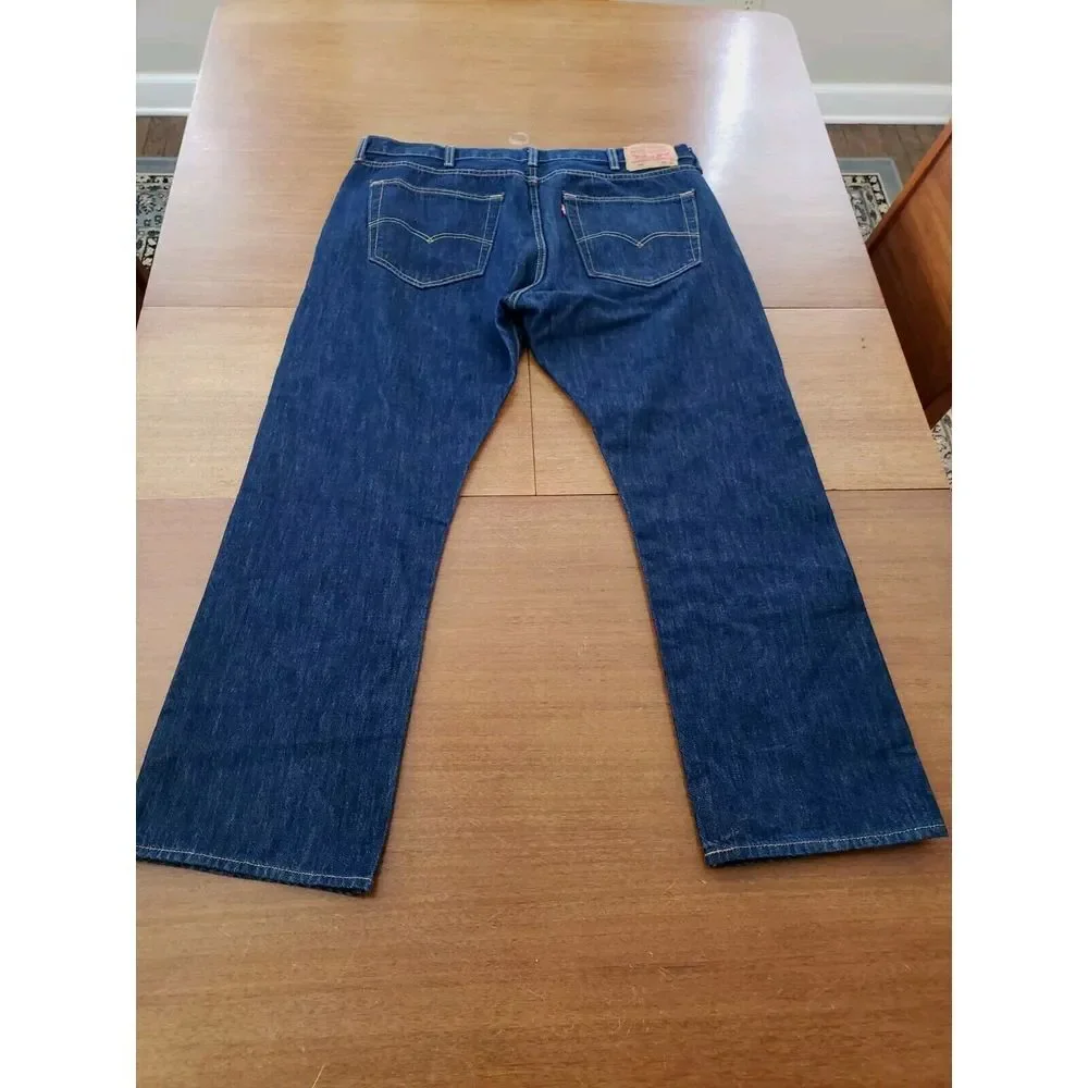 Men's 501‎ Levis Button Fly Original 40x30 Dark Wash